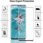 Wholesale 3D Tempered Glass Full Screen Protector with Working Adhesive In Screen Finger Scanner for Samsung Galaxy S21 Ultra 5G (Clear)